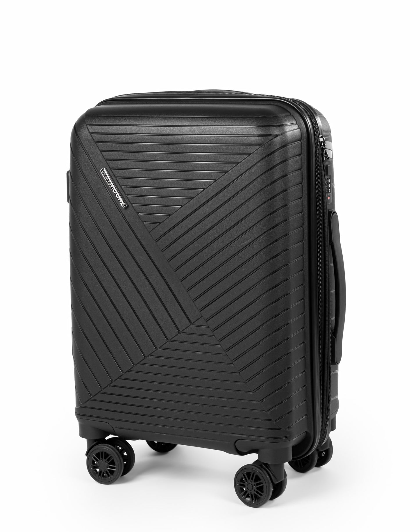 Waymoure Black 20 Inch Cabin Bag