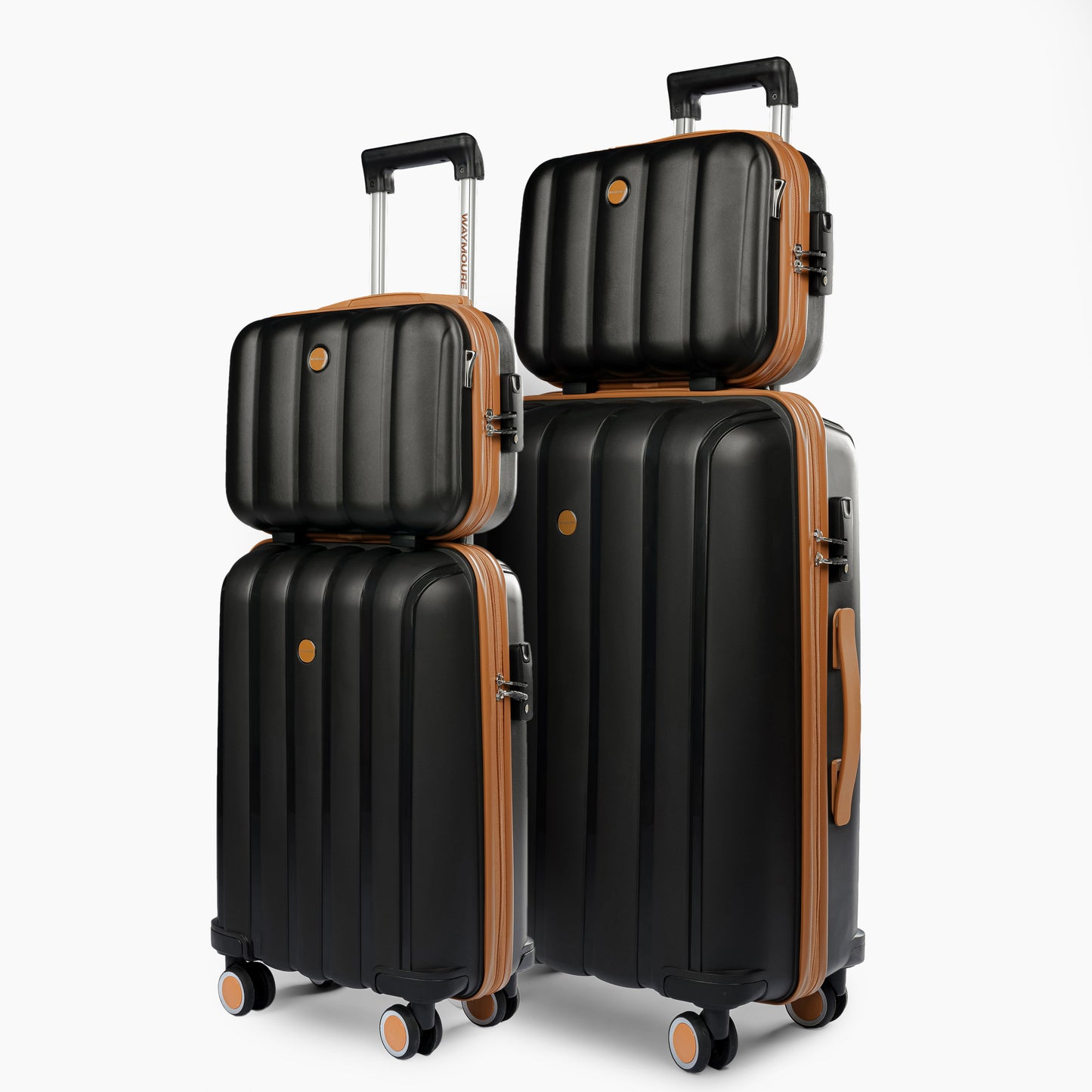 2 * Sky Line 20 + 24 Inch *Hand bag Black X Brown