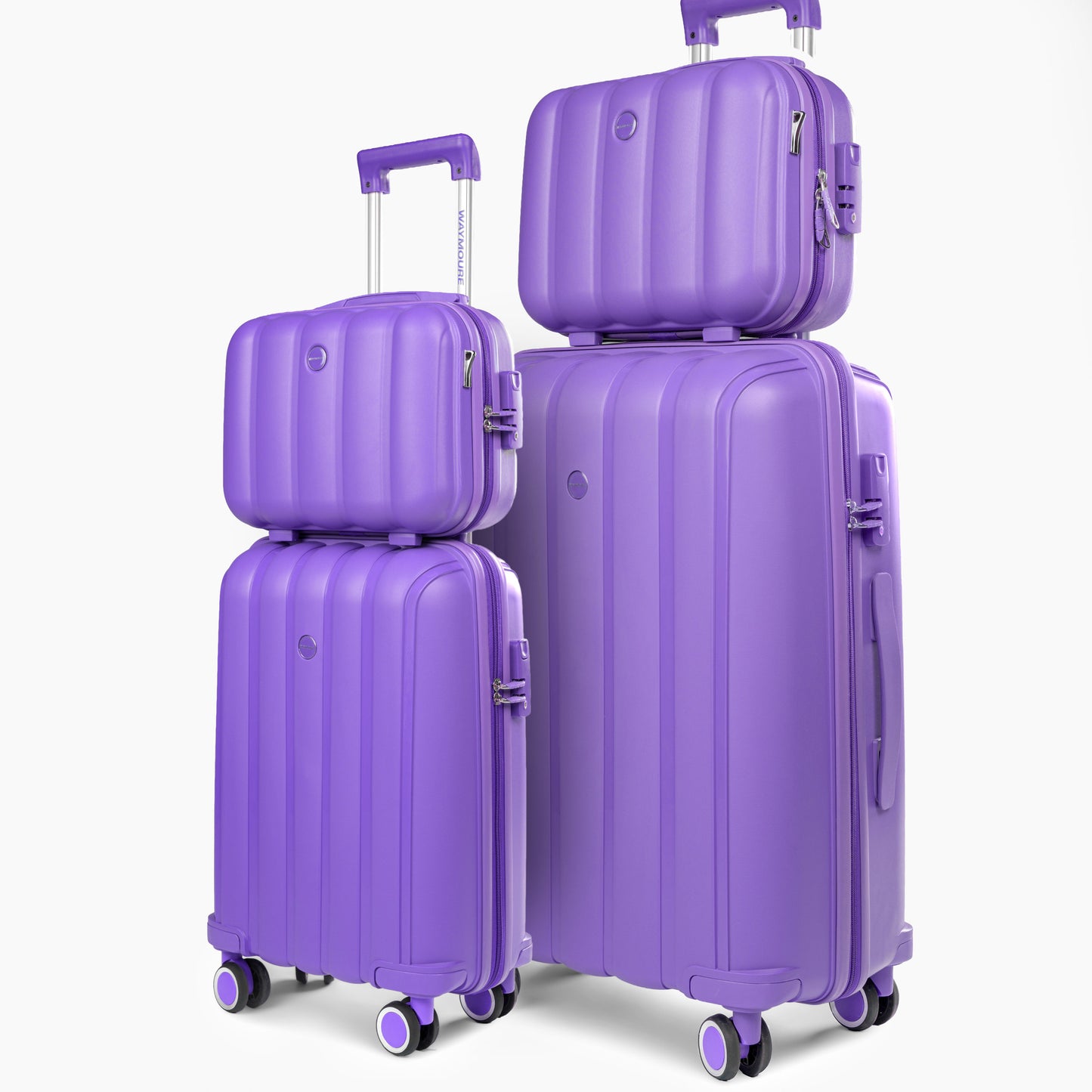 2 * Sky Line 20 + 28 Inch *Hand bag Purple