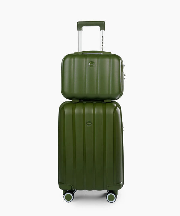 Sky Line 20+14 Inch Hand Bag Dark Green