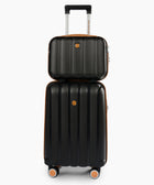 Sky Line 20+14 Inch Hand Bag Black X Brown