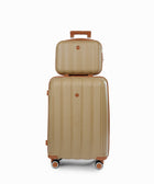 Sky Line 24+14 Inch Hand Bag Beige X Brown