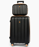Sky Line 24+14 Inch Hand Bag Black X Brown