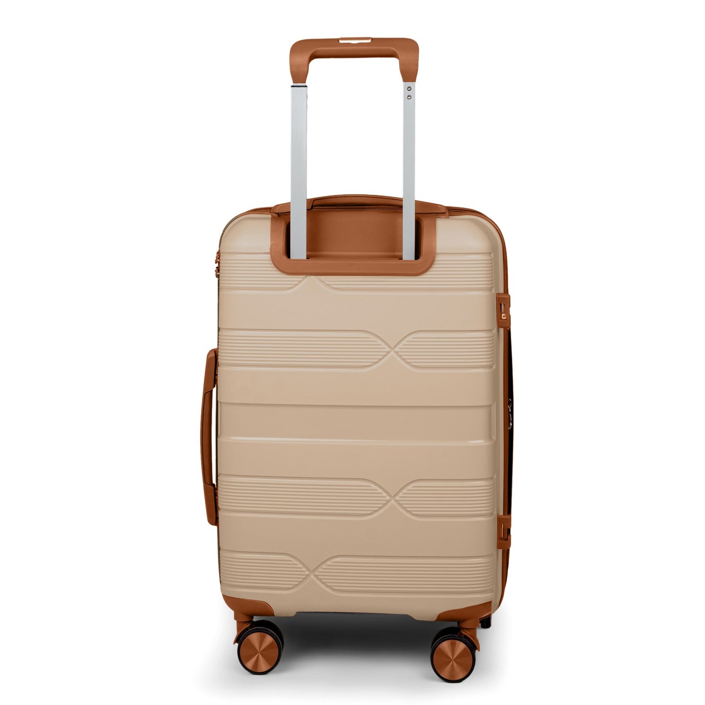 Valencia Beige X Brown 20 Inch Cabin Bag