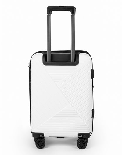 Waymoure White 20 Inch Cabin Bag