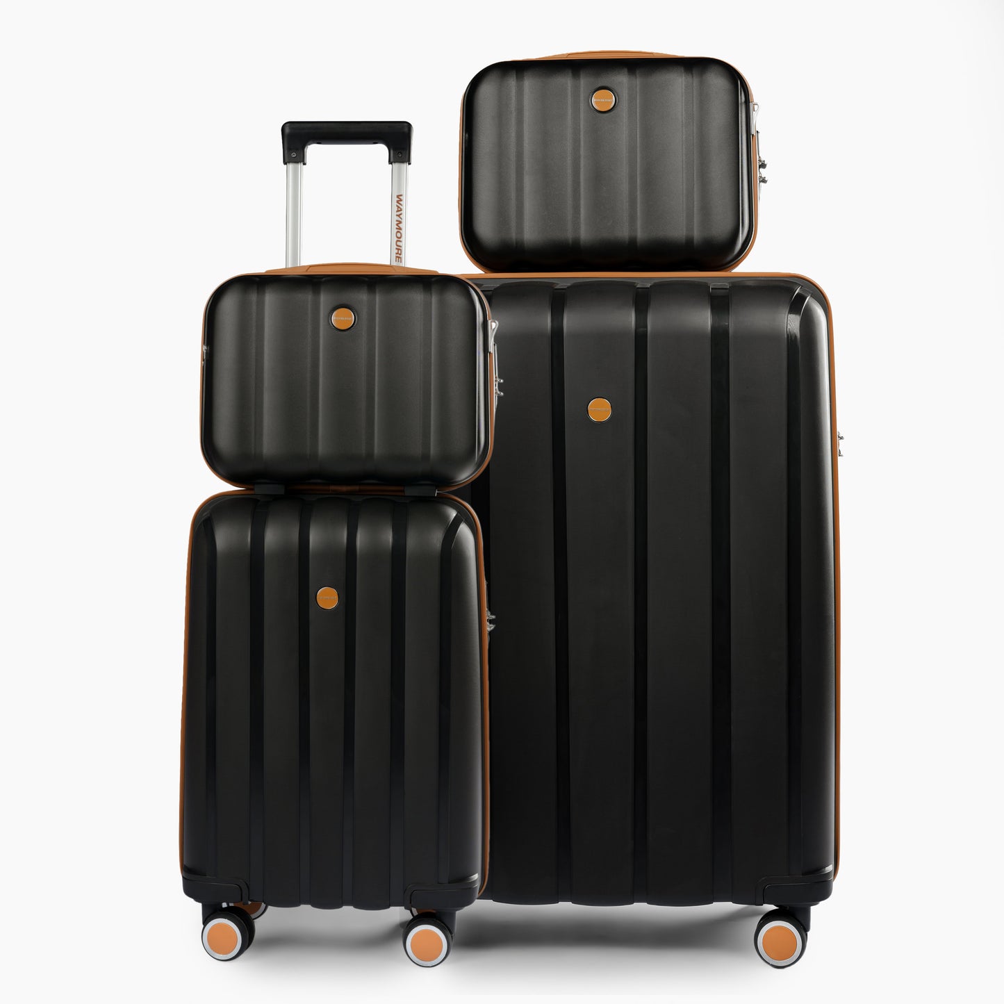 2 * Sky Line  20 + 28 Inch *Hand bag Black X Brown