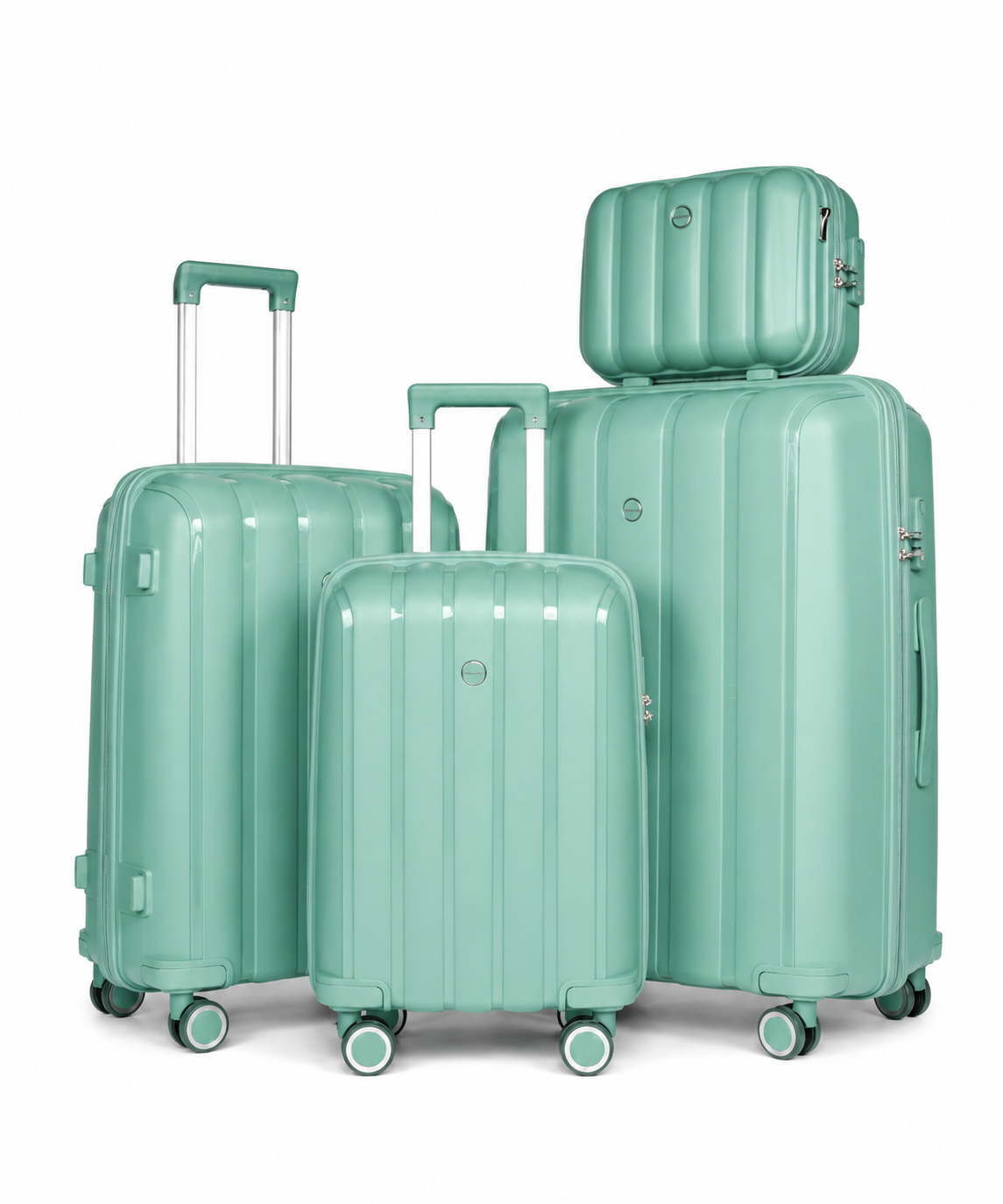 Sky Line Light Green Set 4 Bags