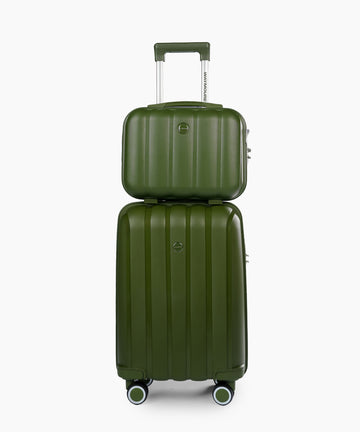 Sky Line 20+14 Inch Hand Bag Dark Green