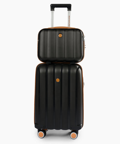 Sky Line 20+14 Inch *Hand bag Black X Brown