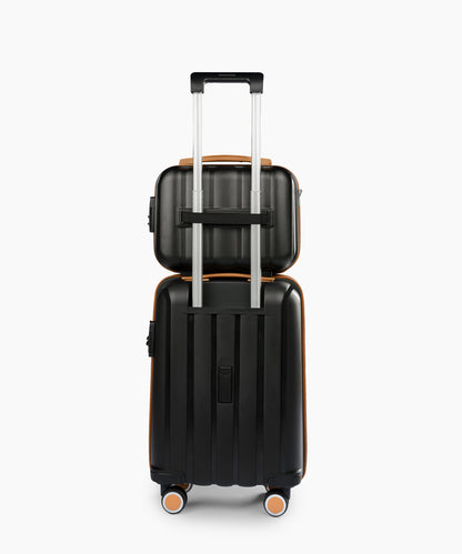 Sky Line 20+14 Inch *Hand bag Black X Brown