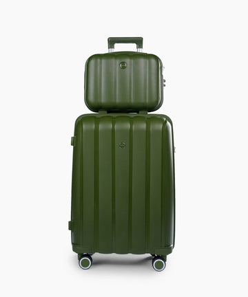 Sky Line 24+14 Inch Hand Bag Dark Green