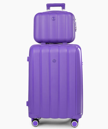 Sky Line 24+14 Inch Hand Bag Purple
