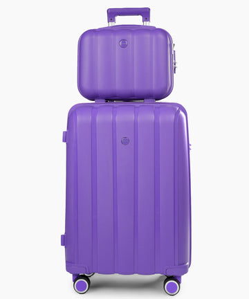 Sky Line 24+14 Inch Hand Bag Purple