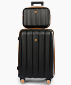 Sky Line 24+14 Inch Hand Bag Black X Brown