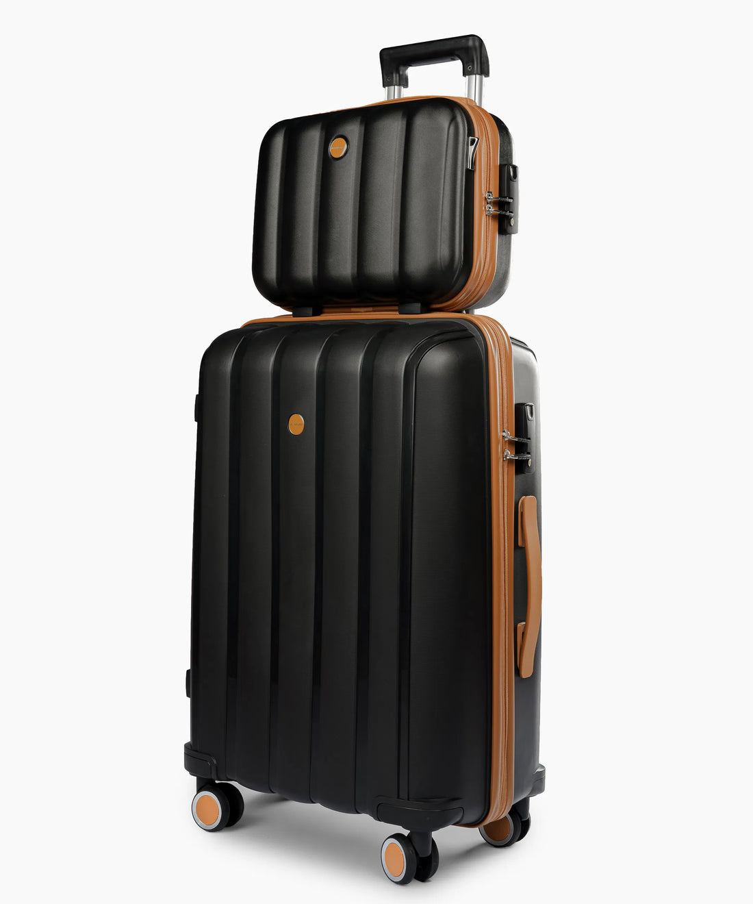 Sky Line 24+14 Inch Hand Bag Black X Brown