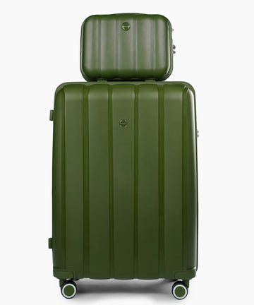 Sky Line 28+14 Inch Hand Bag Dark Green