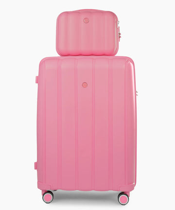 Sky Line 28+14 Inch Hand Bag Pink