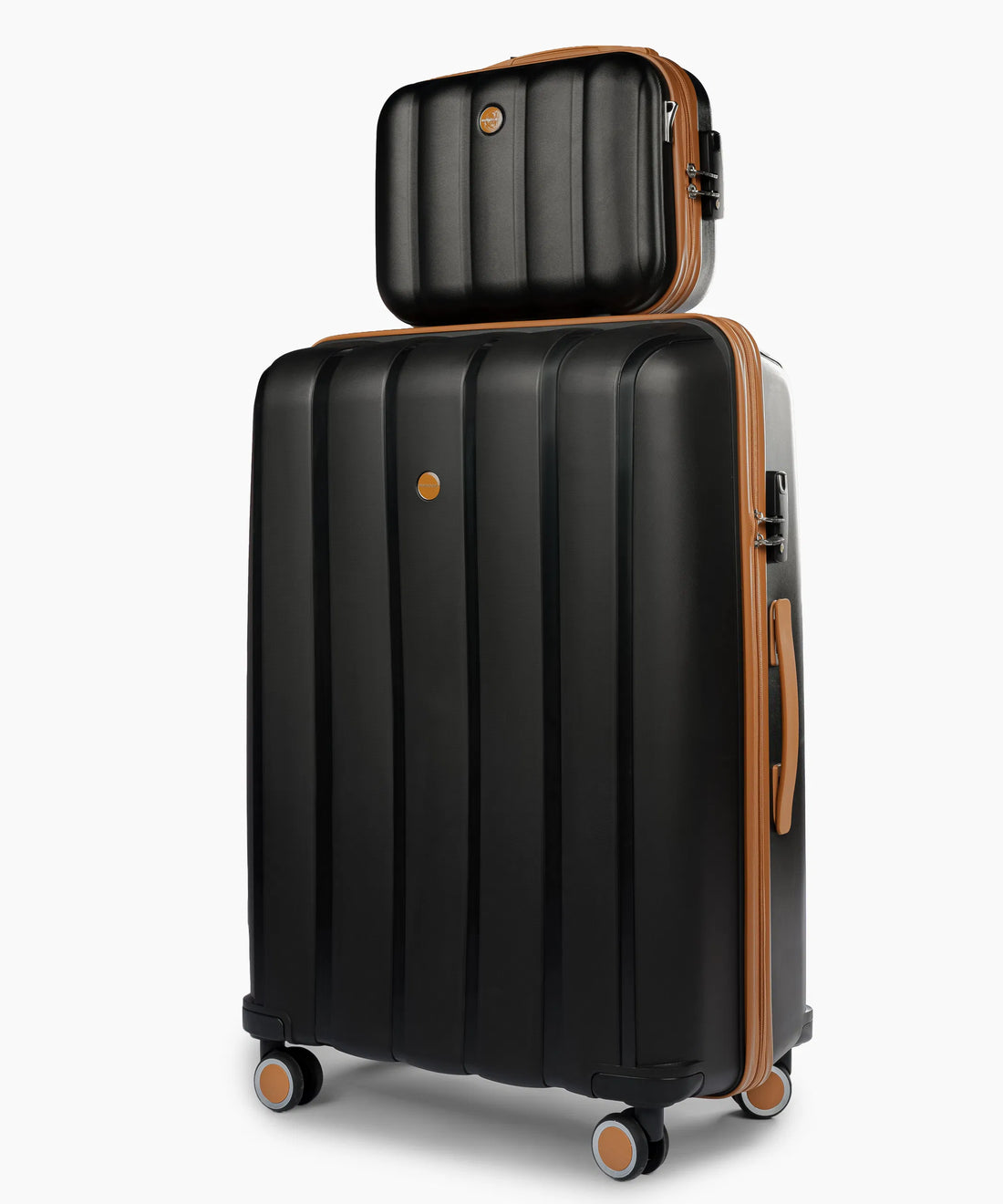 Sky Line 28+14 Inch Hand Bag Black X Brown
