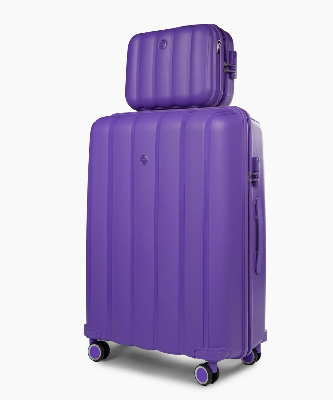 Sky Line 28+14 Inch Hand Bag Purple