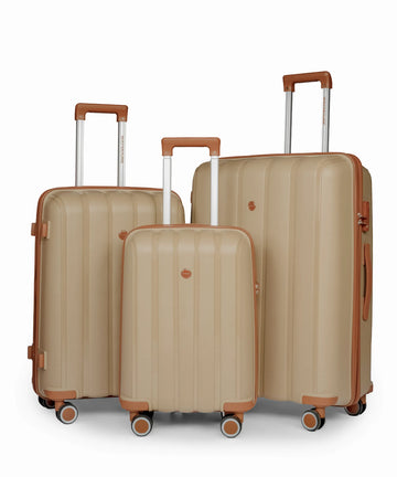 Sky Line Beige X Brown Set 3 Bags