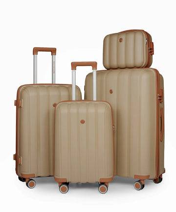 Sky Line Beige X Brown Set 4 Bags