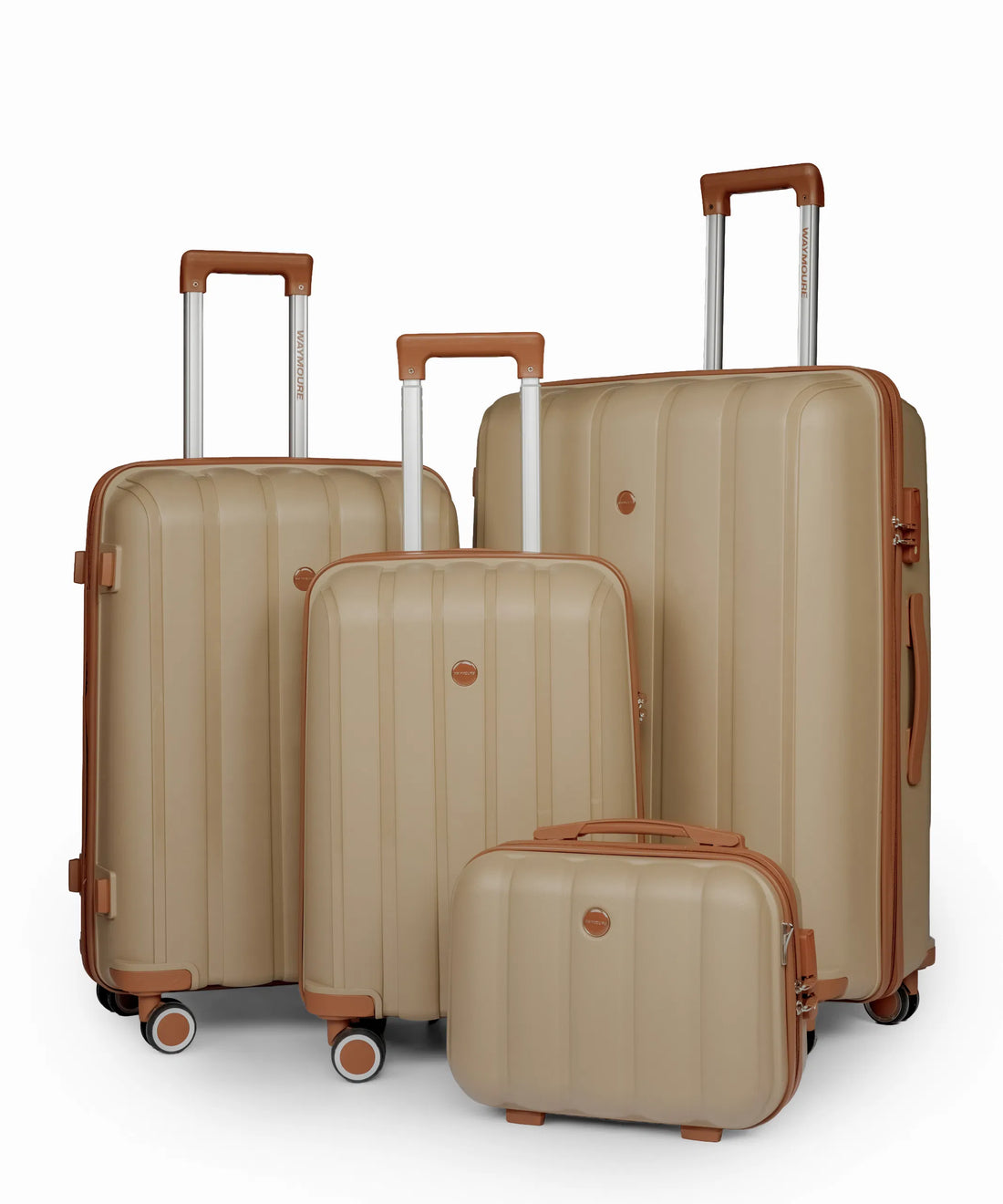 Sky Line Beige X Brown Set 4 Bags