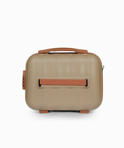 Hand Bag 14 Inch Beige X Brown