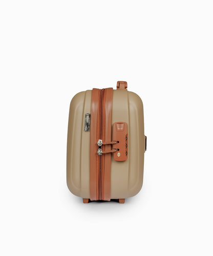Hand Bag 14 Inch Beige X Brown
