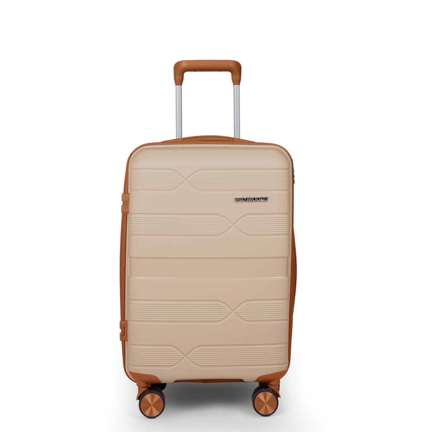 Valencia Beige X Brown 20 Inch Cabin Bag