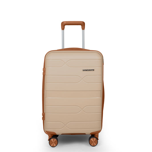 Valencia Beige X Brown 20 Inch Cabin Bag