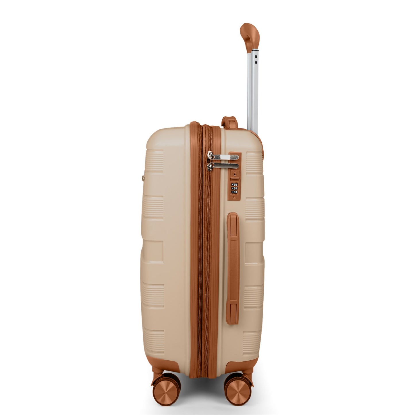 Valencia Beige X Brown 20 Inch Cabin Bag
