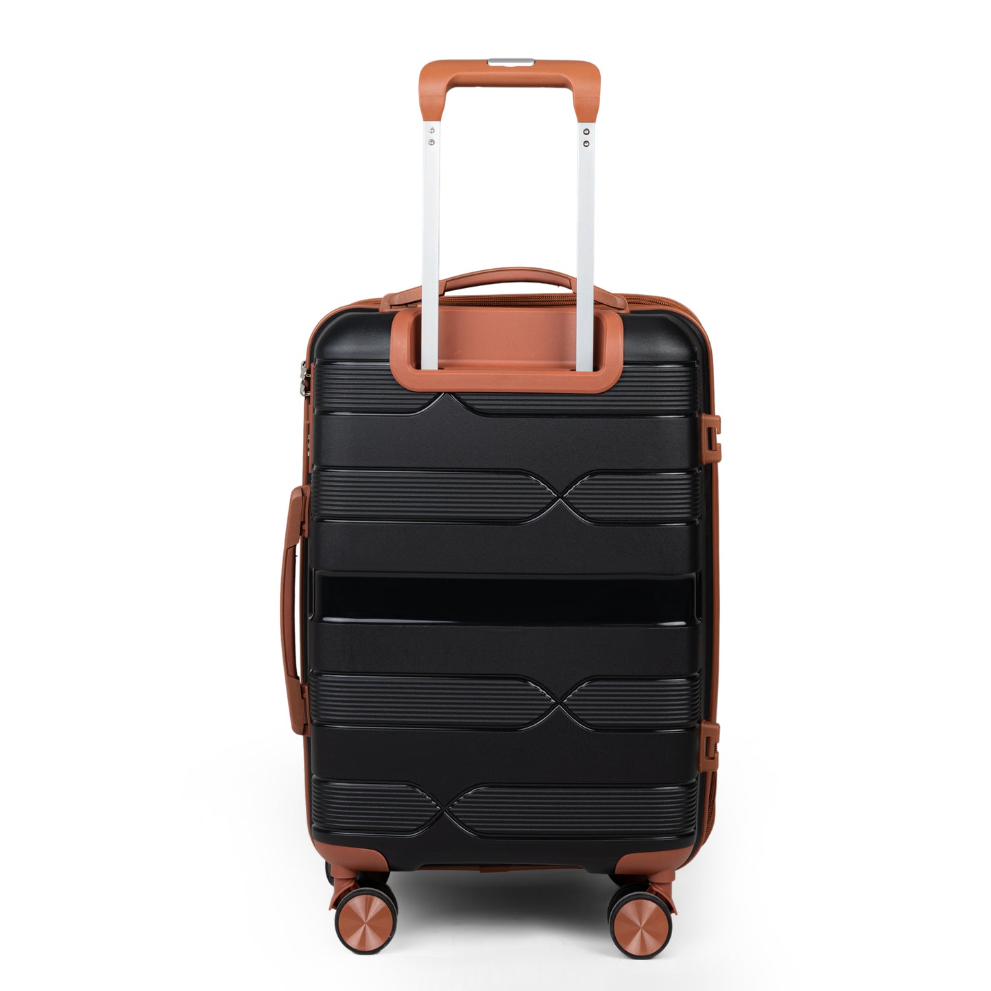 Valencia Black x Brown 20 Inch Cabin Bag