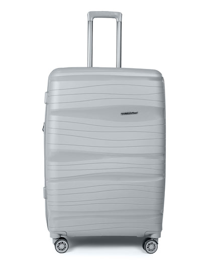 Ribbed Silver 30 Inch