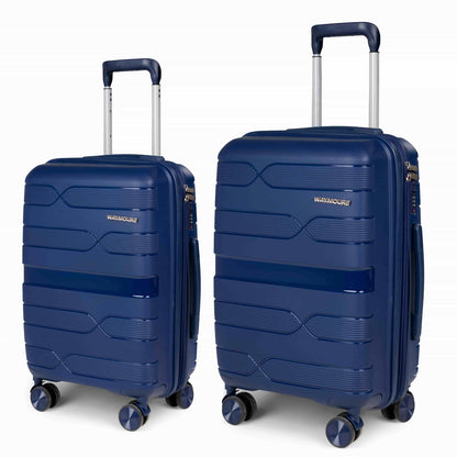 Valencia Dark Blue Luggage Set 20" + 24" (2 Pieces)