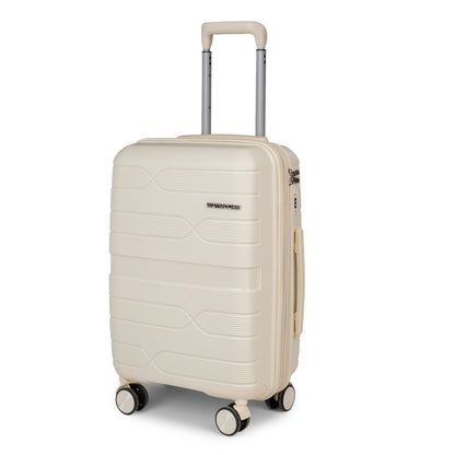Valencia Creamy White 20 Inch Cabin Bag
